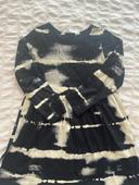 Robe fille 4 ans noir et écru