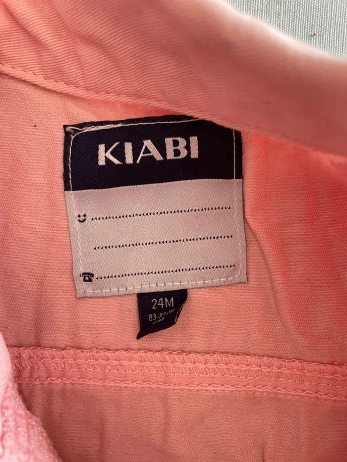 Veste en Jean rose Kiabi 24 mois - photo numéro 3