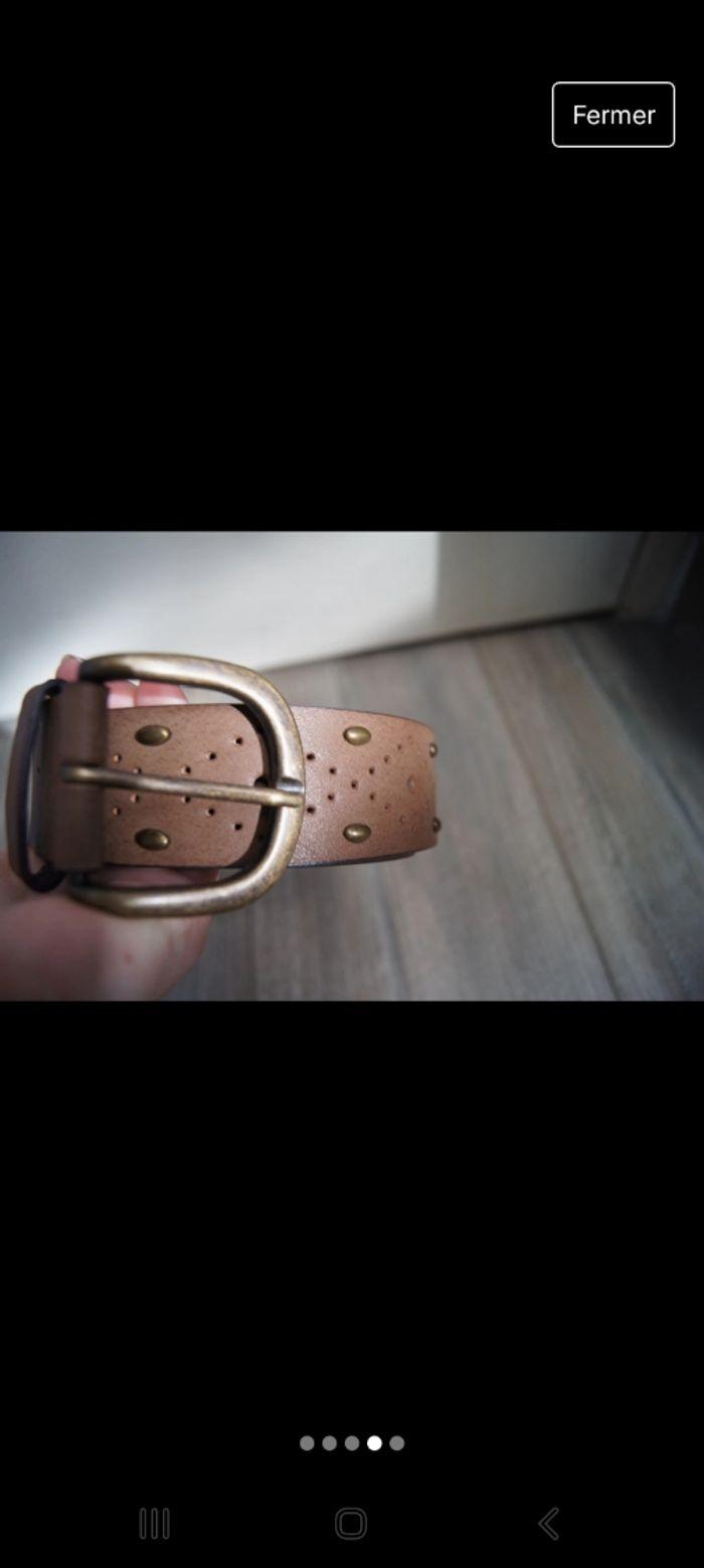 Ceinture femme neuve T 80 marron - photo numéro 5