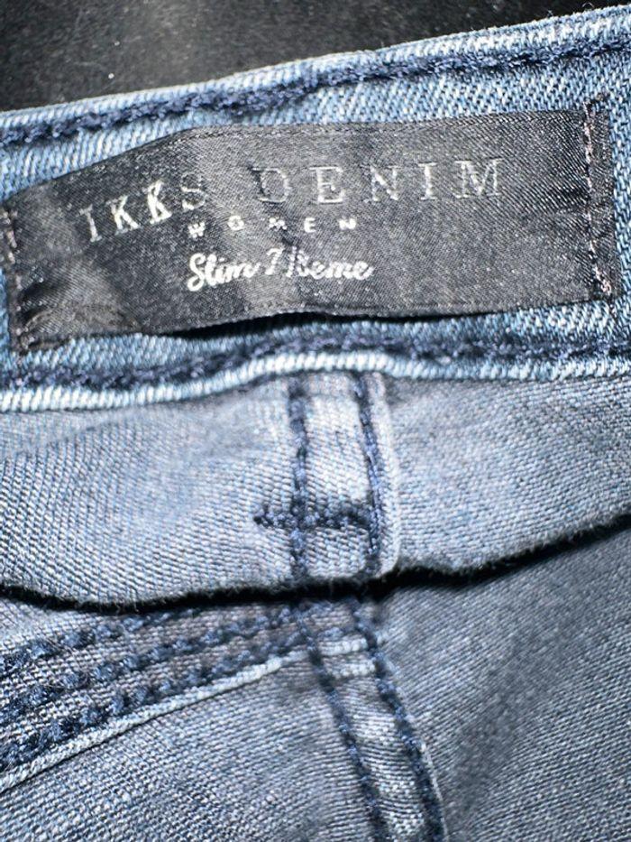 Jean cargo stretch ikks slim 7/8ème taille 40 - photo numéro 9