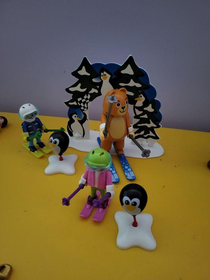 Playmobil moniteur de ski avec enfants - photo numéro 1