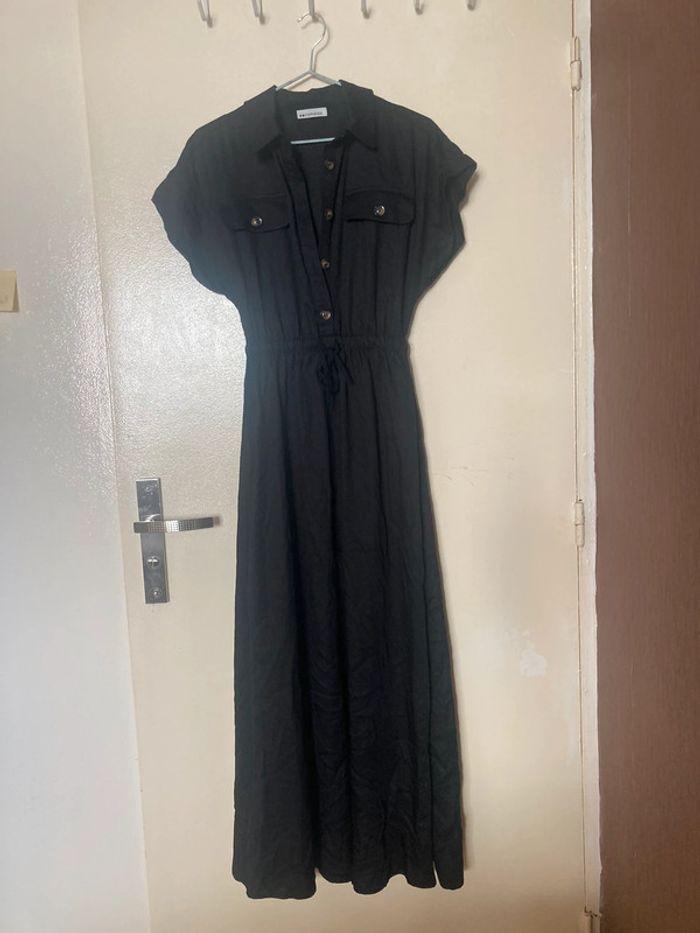 Robe longue noire camaïeu neuve taille xs - photo numéro 1