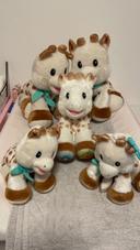 Lot peluche Sophie la girafe