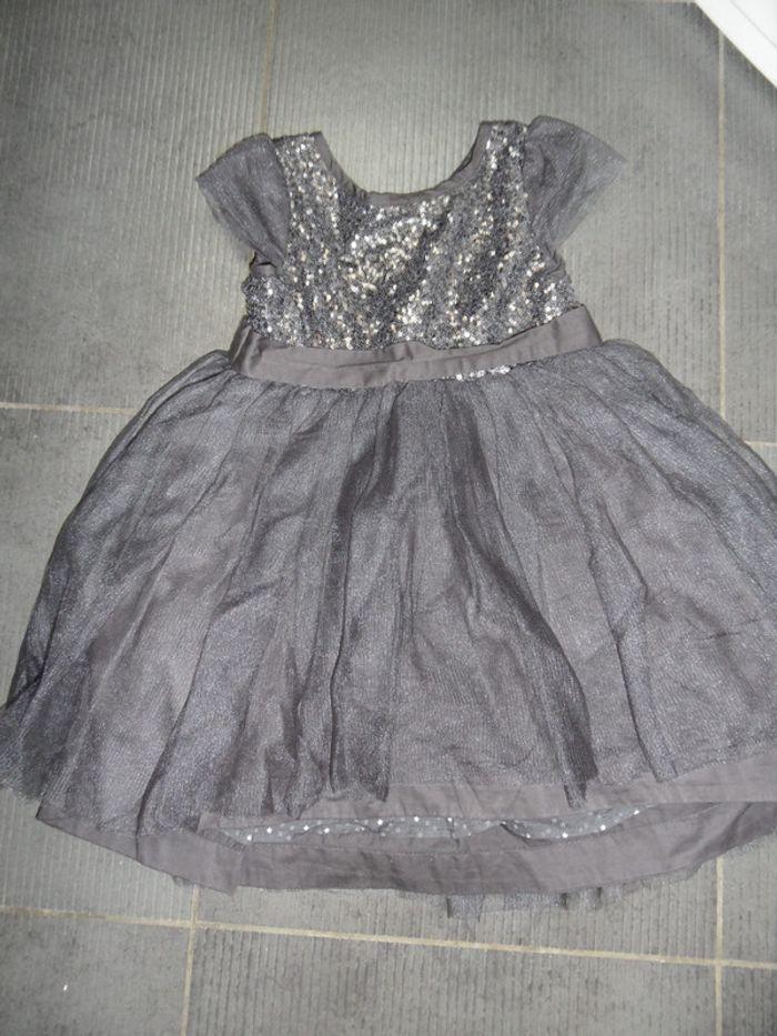 Robe noire fête cérémonie Vertbaudet, taille 5 ans - photo numéro 1