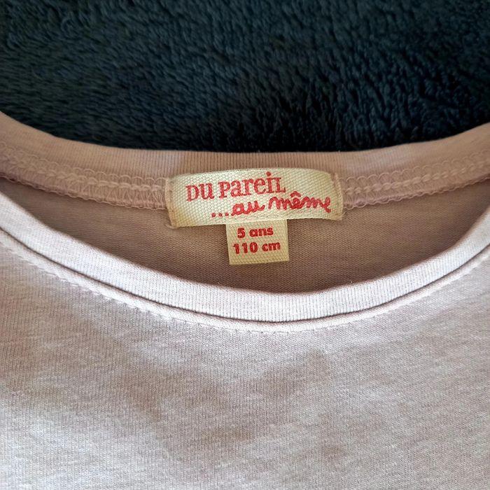 T-shirt Du Pareil Au Même fille 5 ans - photo numéro 3