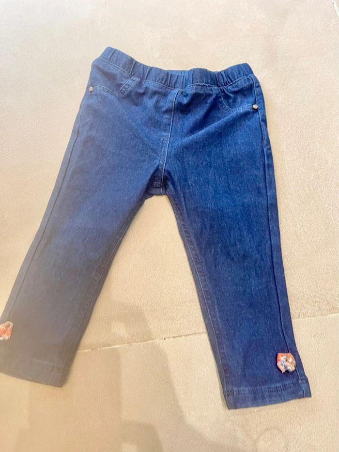 Sergent Major legging jeans skinny élastique bébé fille 2 ans - photo numéro 3