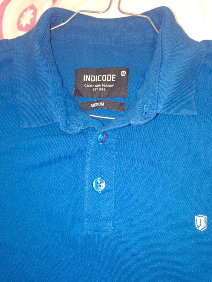 Polo bleu taille M indicode - photo numéro 4