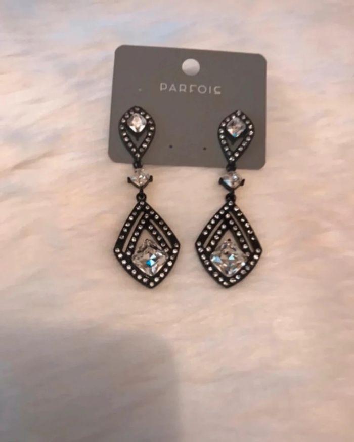 Boucles d’oreilles à strass - photo numéro 1