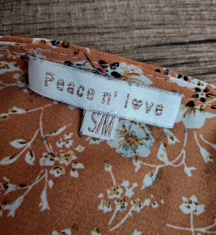 Jolie blouse manches longues Peace N' Love - photo numéro 5