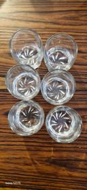 Lot de 6  petits verres