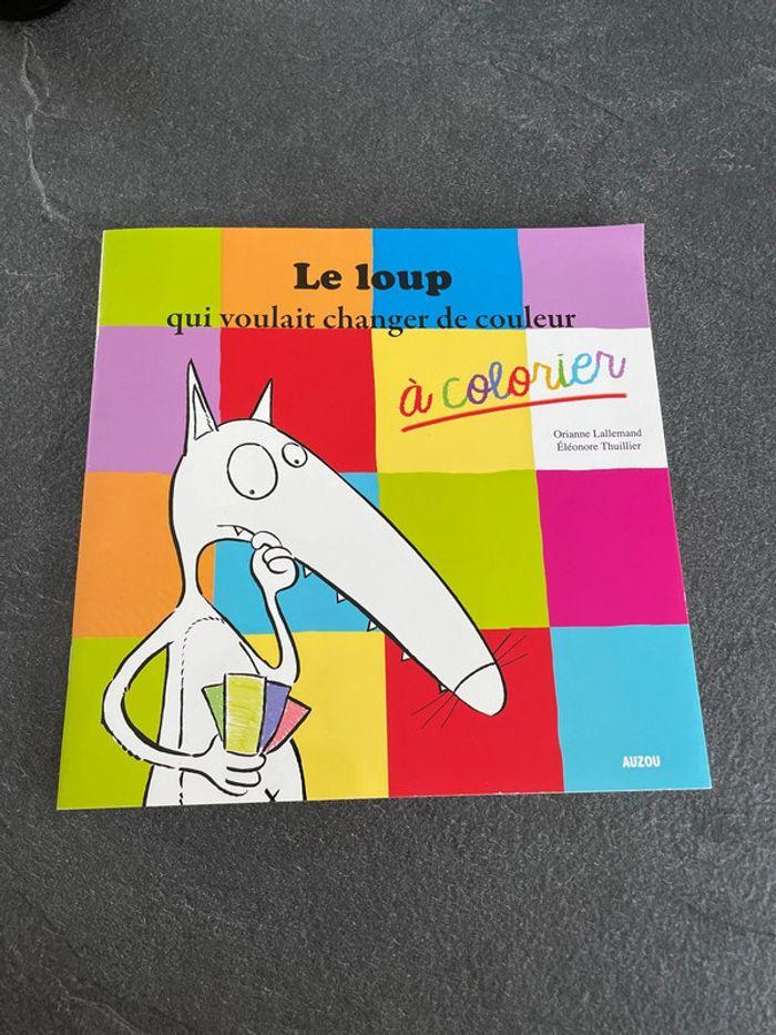 Livre à colorier Le loup - photo numéro 1