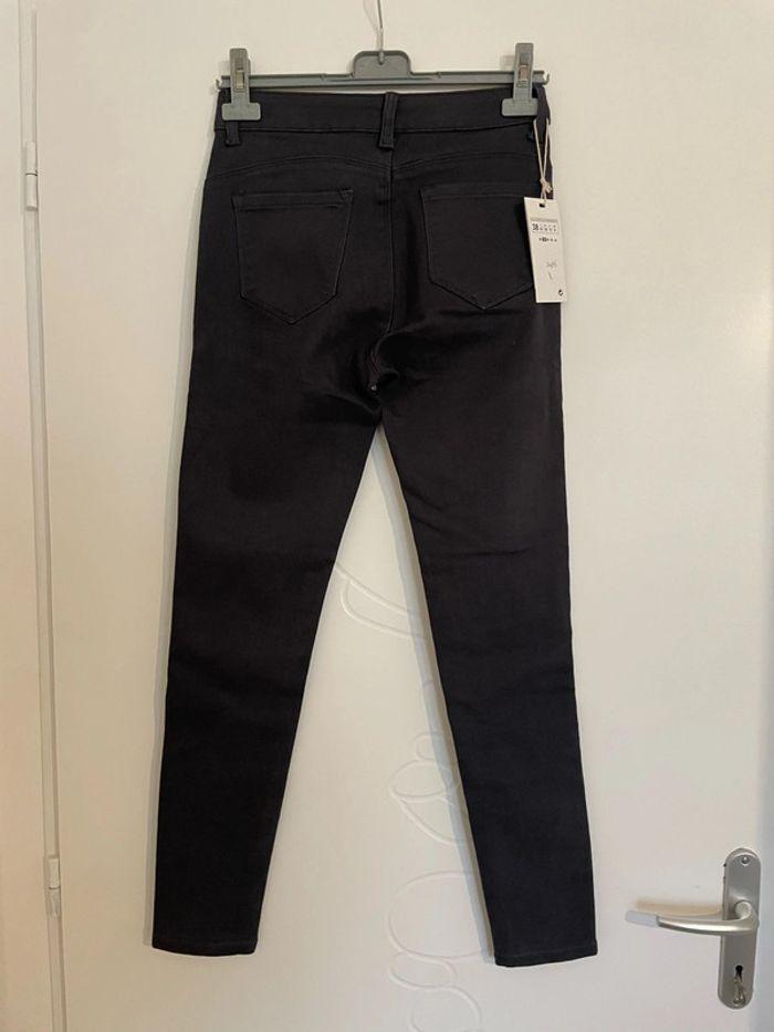 Pantalon gris taille haute coupe skinny neuf G-Smack taille 38 - photo numéro 4