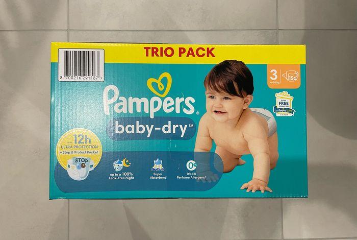 Couches Pampers baby dry taille 3 neuf - photo numéro 1