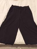 Pantalon large noir