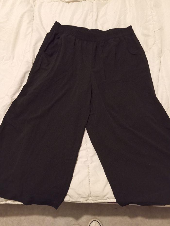 Pantalon large noir