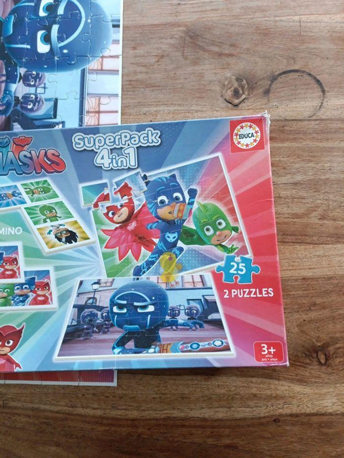 Puzzles pjmask Super pack 4in1 âge 3ans+ - photo numéro 8