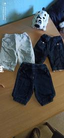 Lot de 3 jeans 3/6 mois