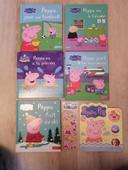 5 Livres Peppa pig + stickers + cahier d’activités