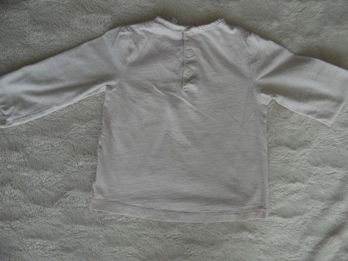 Tee-shirt couleur crème, taille 2 ans. - photo numéro 4