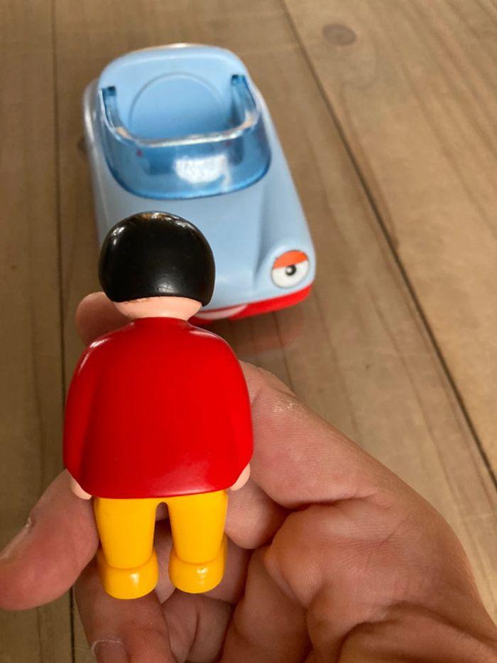 Playmobil 1.2.3 voiture bleue - photo numéro 3