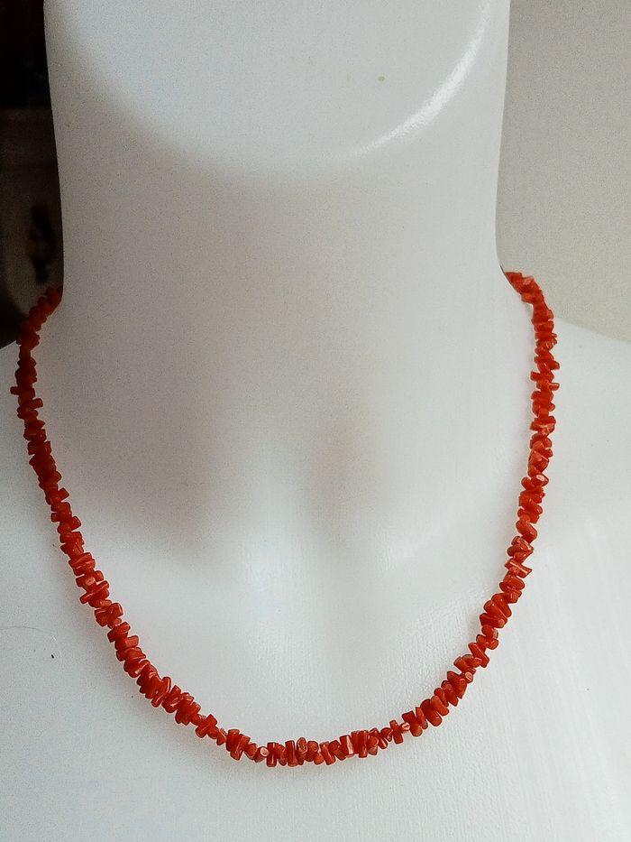 Collier corail rouge - photo numéro 3