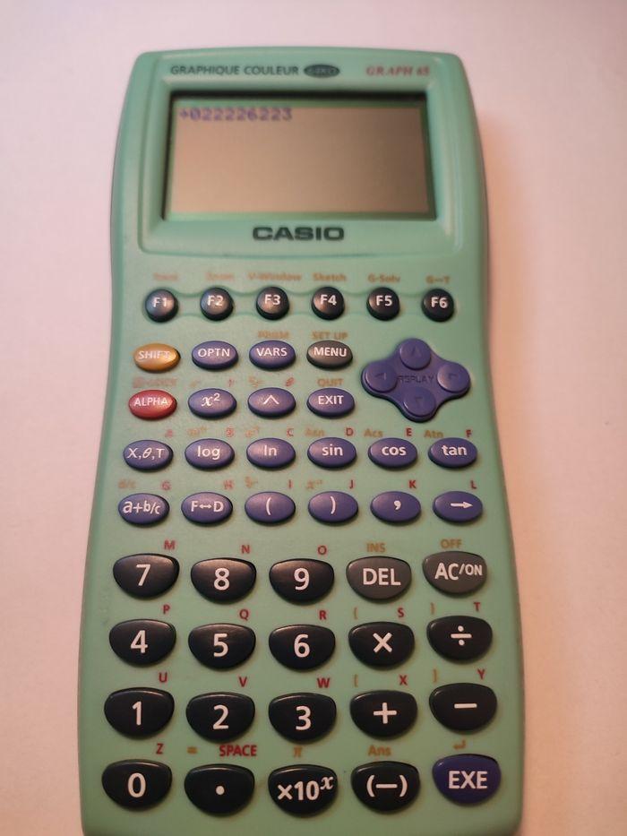 Casio graph 65 calculatrice graphique - photo numéro 2