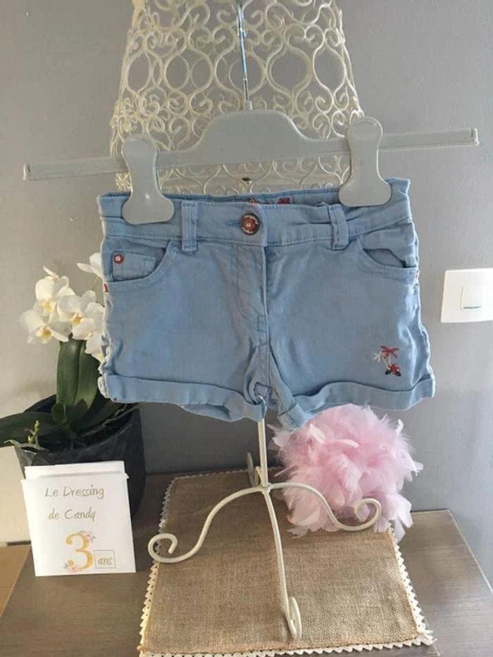 Ensemble été fille 3 ans short et blouse - photo numéro 4