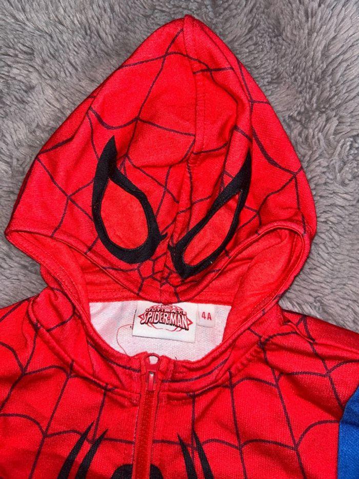 Gilet Spiderman avec capuche ( Masque ) - photo numéro 2