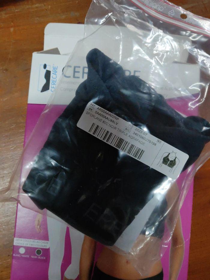 Cerecare boléro compressif 80C noir pour chirurgie esthétique - photo numéro 3