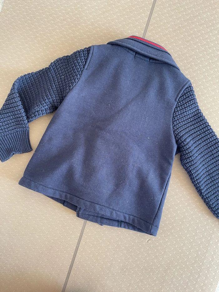 Veste Cardigan IKKS Bleu foncé 2 ans - 86cm - photo numéro 5