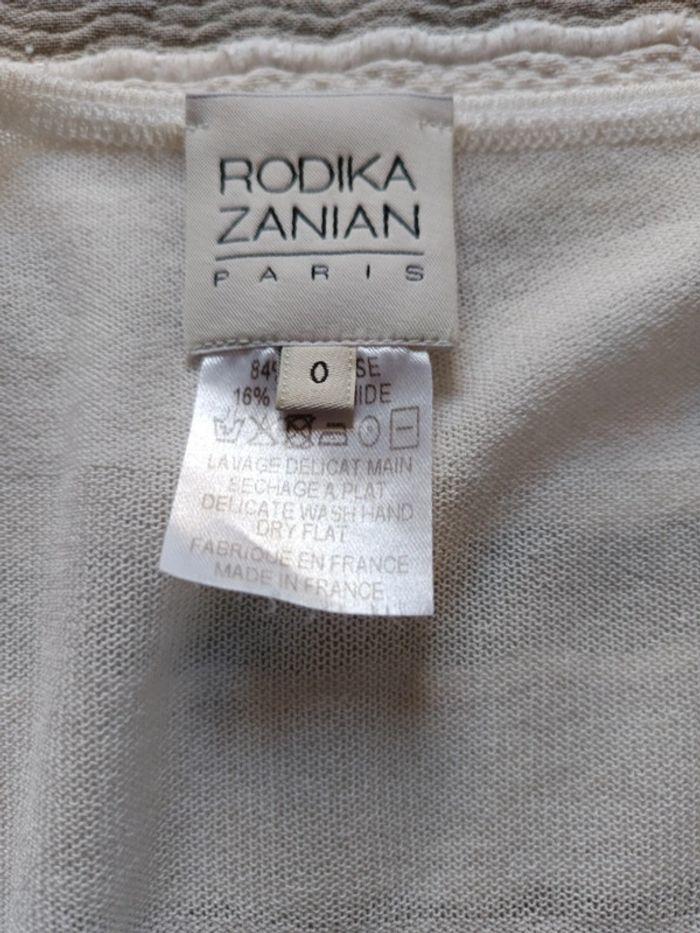 Cardigan léger blanc Rodika Zanian t.S/M - photo numéro 5