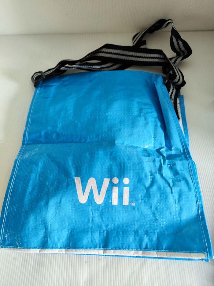 Sac en plastique Wii, vintage, très bon état, 30x33cm - photo numéro 2