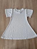 Robe blanche Citron doux taille 4 ans