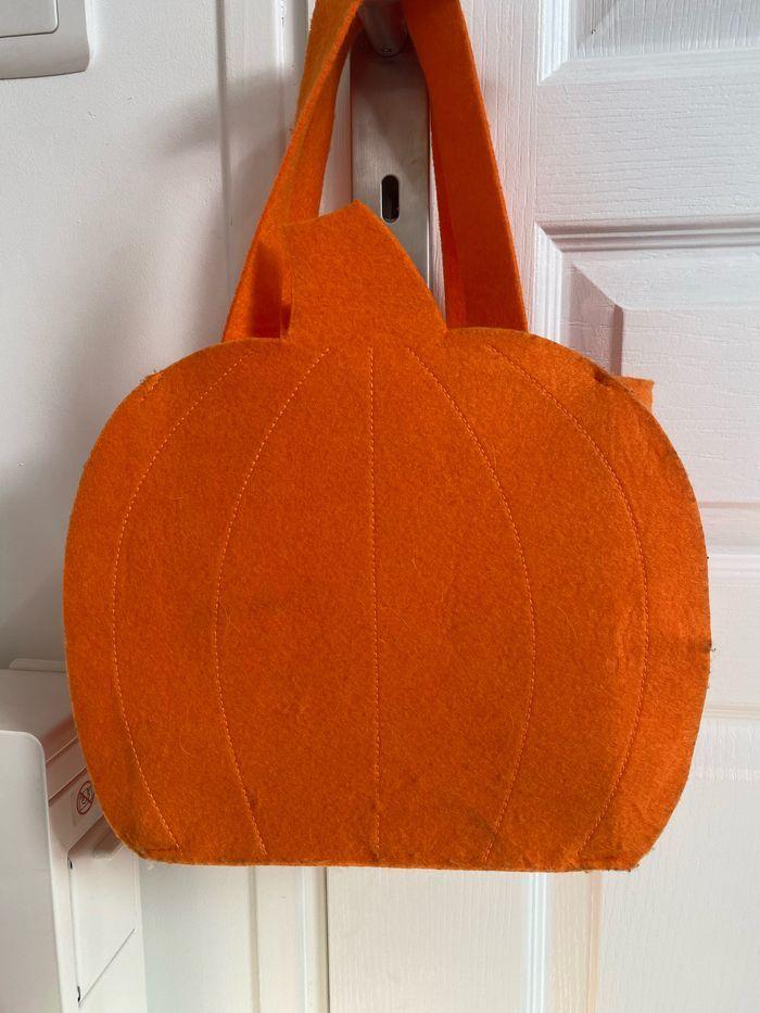 Sac citrouille Halloween - photo numéro 2