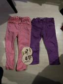 Lot 2 pantalon 2 ans 24mois.