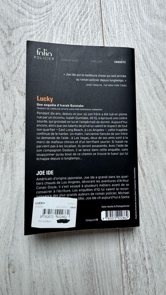 Lucky - Une enquête d'Isaiah Quintabe / Joe Ide - photo numéro 2