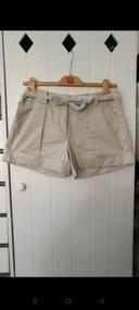 Short beige ceinture