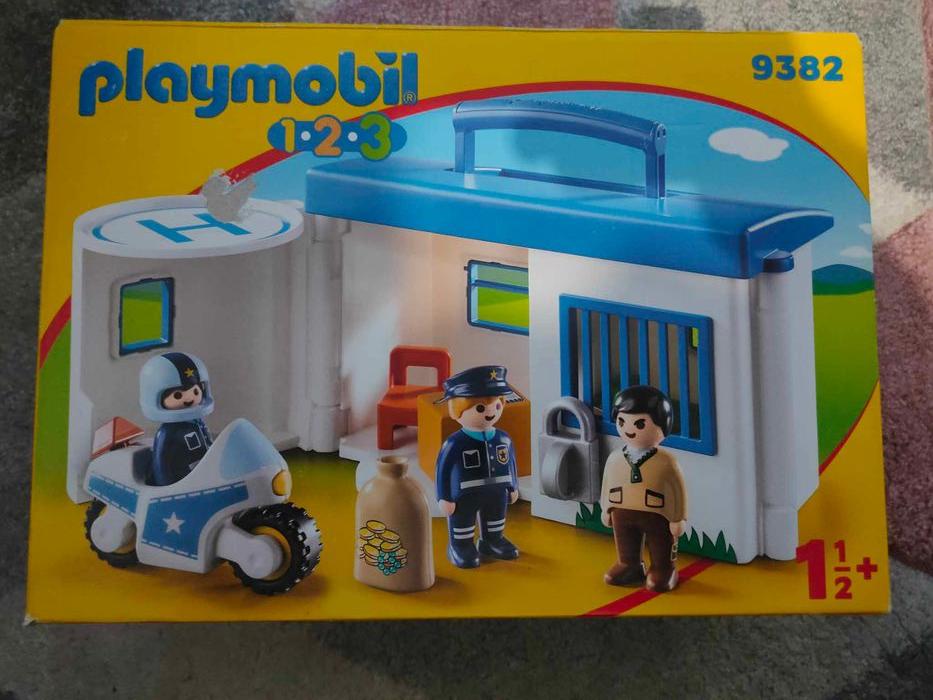 Playmobil 1.2.3 - Le Comissariat Transportable - 9382 - photo numéro 1