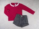 Ensemble fuchsia et short 4 ans