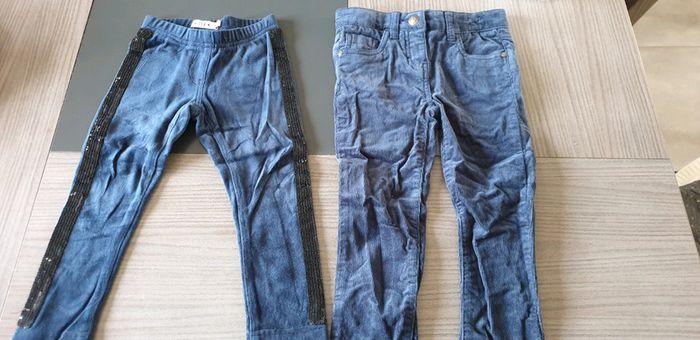 2 pantalons velours slim 3/4ans - photo numéro 1