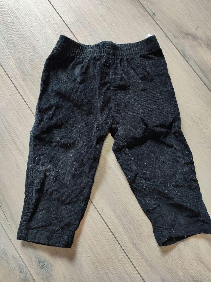 Pantalon velours noir bon état - photo numéro 1