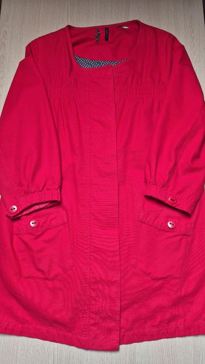 Veste en coton rouge Naf Naf - photo numéro 5