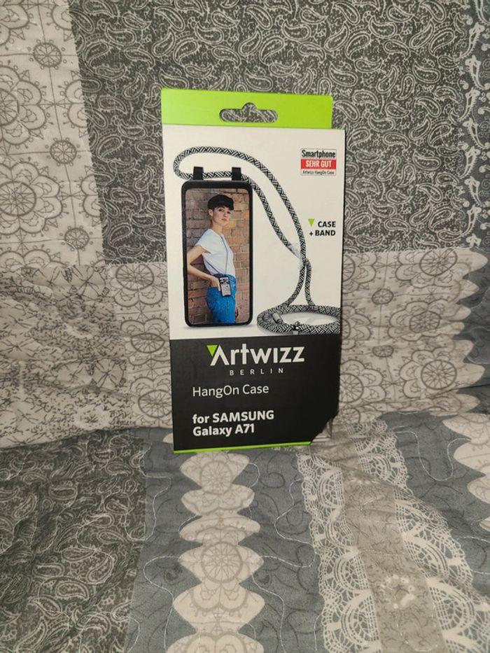 Coque Samsung galaxy A71 de smartphone avec tour de cou - photo numéro 1