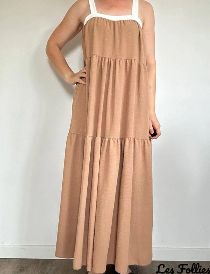 Robe longue camel Les Follies taille unique (36/38/40/42/44) 💖 - photo numéro 4