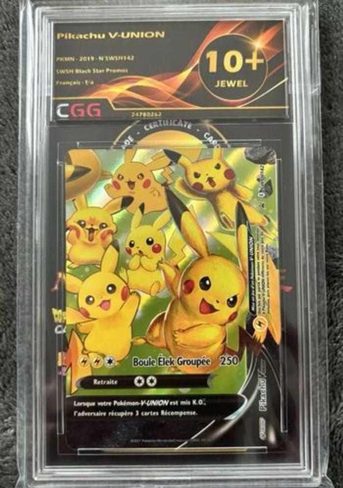 Carte Pokémon Pikachu V-Union CGG 10+