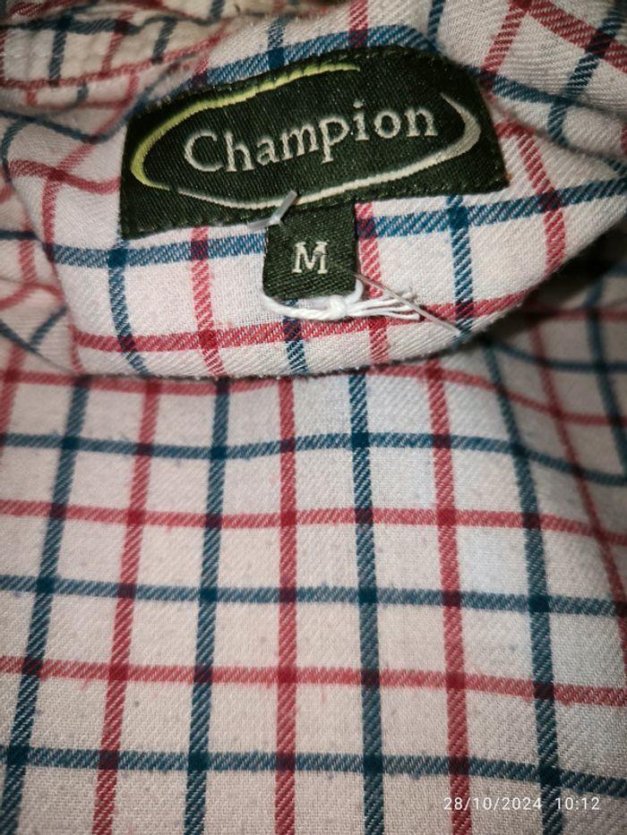 Chemise homme vintage manches longues Champion taille m - photo numéro 5