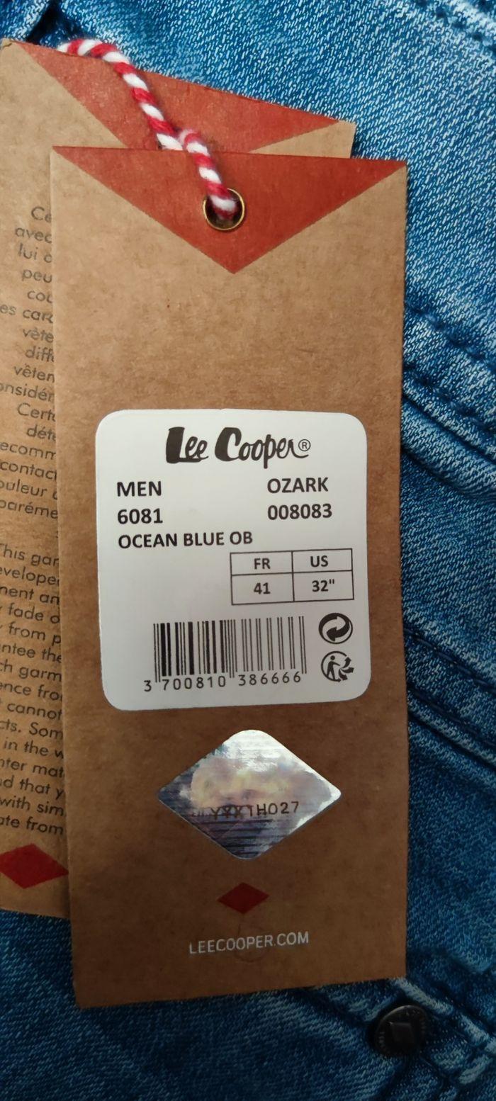 Short en jean Ozark marque Lee Cooper taille 41 pour homme - photo numéro 6