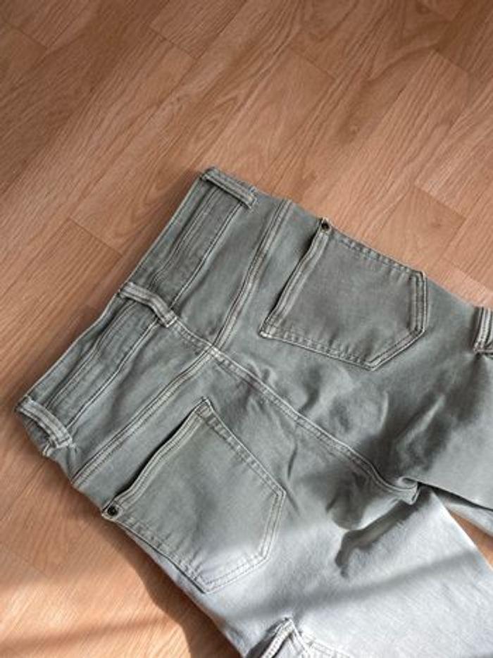 Pantalon cargo skinny kaki La Halle taille XS/34 - photo numéro 6