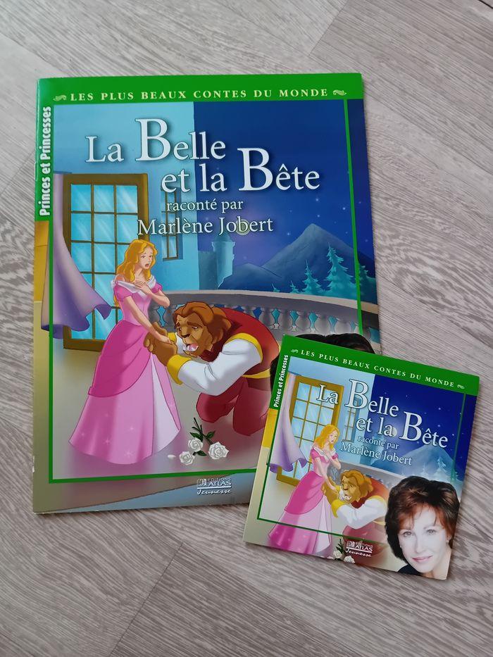 Livre la belle et la bête raconté par marlene jobert - photo numéro 1