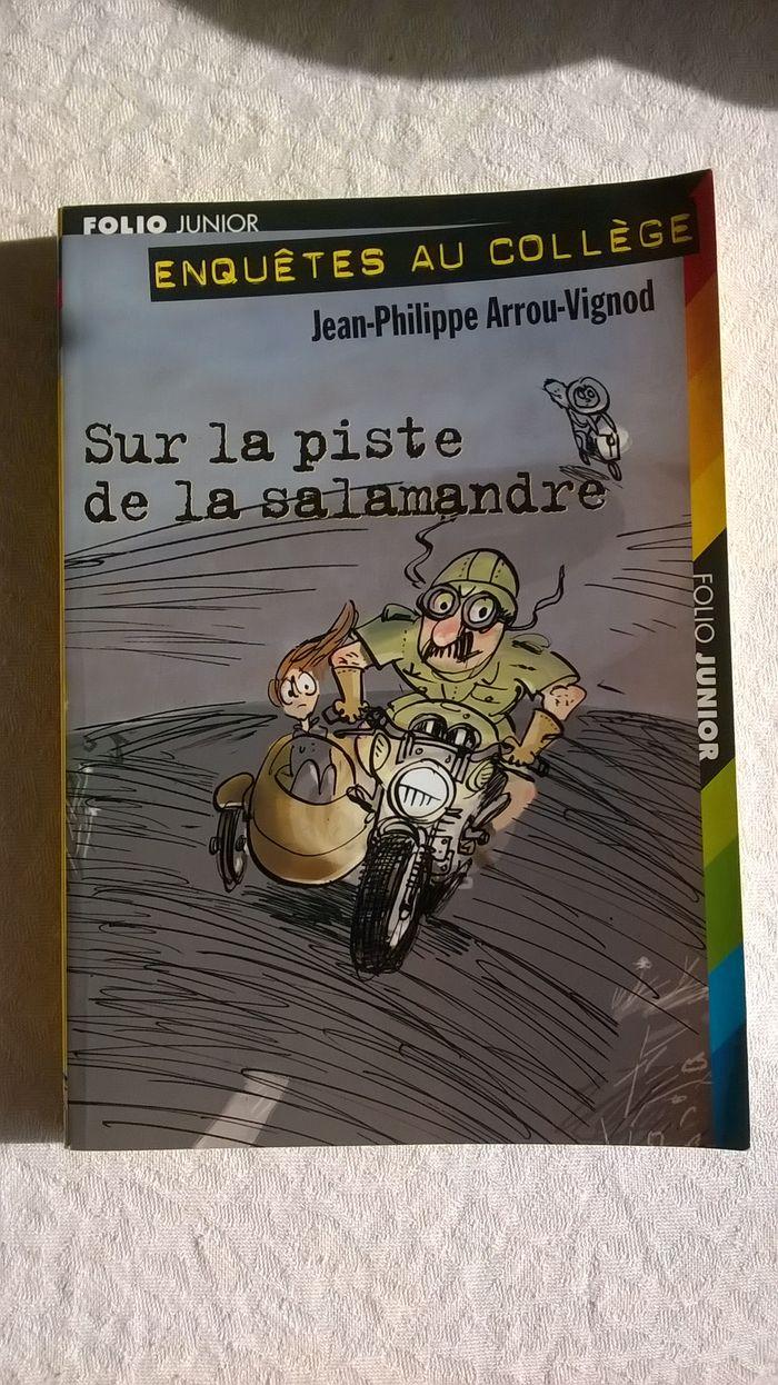 Livre pour enfant "Sur la piste de la salamandre" (série enquête au collège) - photo numéro 1